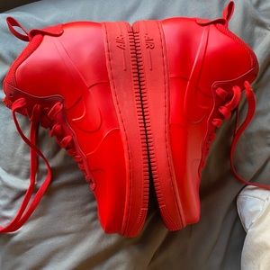 Red Air Force 1 high top